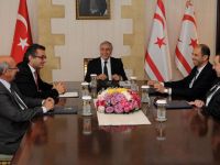 Cumhurbaşkanı Akıncı’nın hükümet ortaklarıyla görüşmesi başladı