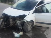 Lefkoşa Haspolat'ta trafik kazası ...