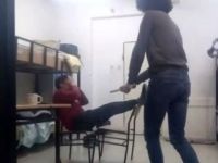 Çorum'da yurt odasında dayak