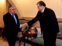 Cumhurbaşkanı Akıncı KISBÜ Rektörü’nü kabul etti