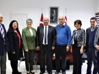 Eğitim Bakanı Özyiğit KTEV Heyetini kabul etti