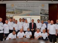 Fikri Ataoğlu KKTC Turunu bugün tamamlayacak olan Mersinli bisikletçileri kabul etti