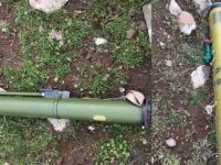 Teröristlerin kaçtıkları köyde lav silahlı ele geçirildi