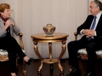 Cumhurbaşkanı Akıncı, ABD’nin Lefkoşa Büyükelçisi Doherty’yi kabul etti