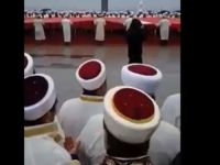 Afrin için bir araya gelen imamlar, dua edip Türk Bayrağı açtı