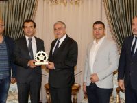 Cumhurbaşkanı Akıncı Bisiklet Federasyonu heyetini kabul etti