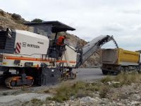 Girne dağ yolunda çalışmalar tamamlanıyor