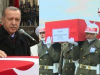 Cumhurbaşkanı Erdoğan'dan şehit cenazesinde Afrin mesajı: Müjde yaklaşıyor