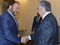 Cumhurbaşkanı Akıncı, İskele Belediye Başkanı Sadıkoğlu’nu kabul etti