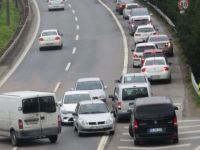 Ters giderek İstanbul trafiğini protesto eden sürücüler kazalar burun buruna geldiler