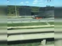 TEM Otoyolu'nda araç yangını