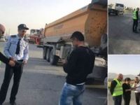 Dağyolundaki çukurlara müdahale