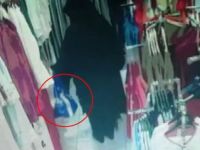 Bahçelievler'de iç giyim mağazasına giren hırsız pijama takımlarını böyle çaldı