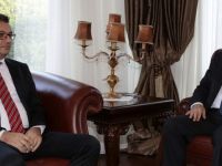 Cumhurbaşkanı Akıncı hükümeti oluşturan parti başkanlarıyla birararaya geldi