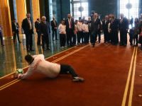 Cumhurbaşkanlığı Külliyesi'nde renkli görüntüler