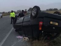 İskele-Ercan yolunda kaza: 4 yaralı