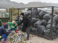 Girne’de teneke kutuların ayrıştırılması yapıldı