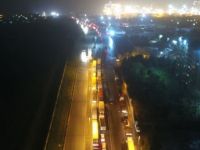 Ambarlı'da yüzlerce tır kuyruk oldu, ilçe sakinleri çileden çıktı!