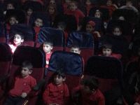 KAÜ’den minik öğrencilere film gösterimi