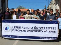 LAÜ öğrencileri sağlık için yürüdü