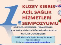 DAÜ’de ilk yardım şöleni başlıyor