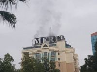 Merit Otel'de yangın!