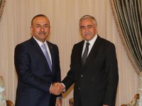 Akıncı, Çavuşoğlu’yla bir araya geldi