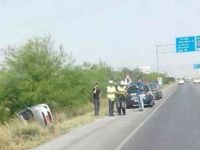 Mutluyaka kavşağında kaza