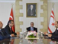 Akıncı’nın hükümetteki parti liderleriyle görüşmesi tamamlandı