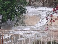 Lefke ve Gemikonağı’nı dolu vurdu