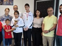 Harmancı, üç birincilik kazanan LTB Engelsiz Atletizm Takımı’nı kabul etti