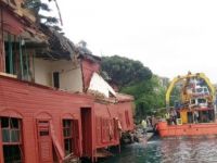 Geminin çarptığı Hekimbaşı Salih Efendi Yalısı'nda çalışmalar başladı