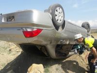 Trafiğe kapalı çevre yolunda kaza…