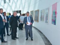 Güzel Sanatlar Öğretim Elemanları Sergisi YDÜ Hastanesi’nde açıldı…