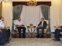 Akıncı, Kıbrıs Türk Polis Mensupları Derneği heyetini kabul etti