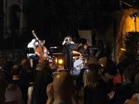 2018 Roma müzik festivalinde piyanist Rüya Taner de konser verdi