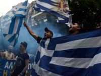 Yunanistan'da "Makedonya anlaşması" protestosu