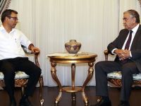 Akıncı KTTB heyetini kabul etti