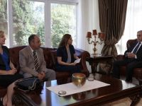 Akıncı, YÖDAK heyetini kabul etti