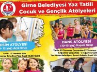 Girne Belediyesi “Yaz Tatili Çocuk ve Gençlik Atölyeleri” düzenliyor
