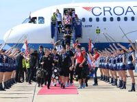 Hırvatistan dünya ikinciliğini kutladı