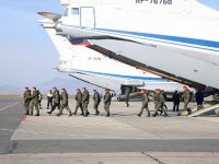 Suriye'deki görevlerini başarıyla tamamlayan 100 Rus askeri polis evlerine döndü