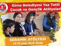 Girne Belediyesi’nin “Yaz Tatili Çocuk ve Gençlik Atölyeleri” devam ediyor