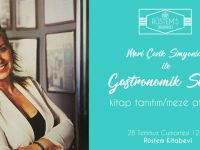 Gastronomi üzerine kitaplar yazan Simyonidis, Cumartesi Rüstem Kitabevi'nin konuğu olacak