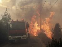 Yunanistan'daki orman yangını için İzmir’de uçaklar bekliyor