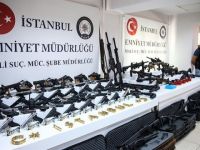 Adnan Oktar grubuna yönelik soruşturmada ele geçirilenler sergilendi