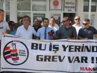 HAK-SEN Tren Yolu Polikliniği’nde uyarı grevi yaptı