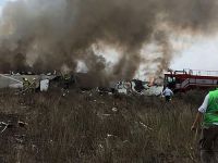 Meksika'da düşen uçaktaki 101 kişi kurtarıldı