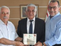 Özçınar Antrenörler Birliğini kabul etti