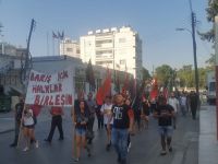 1 Eylül Dünya Barış Günü nedeniyle Cumhurbaşkanlığı önünde eylem yapıldı